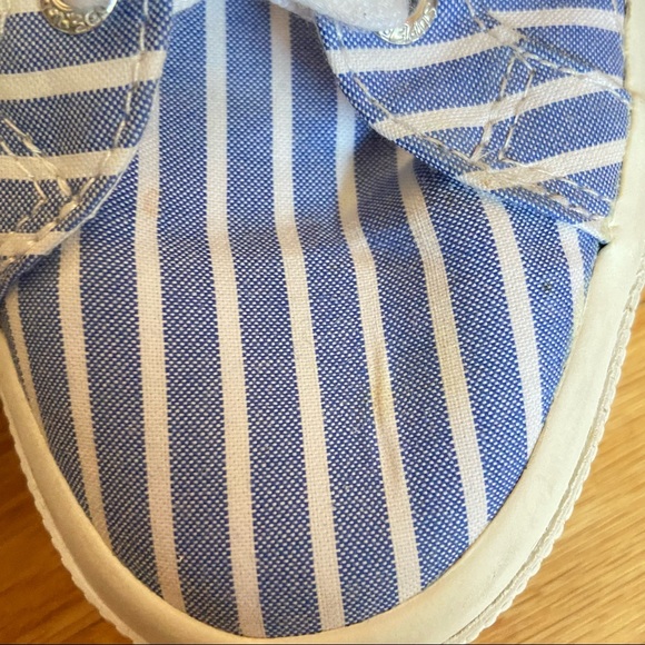 Superga Canvas Sneakers Blue Stripe Size 40 / 9 - Picture 3 of 9